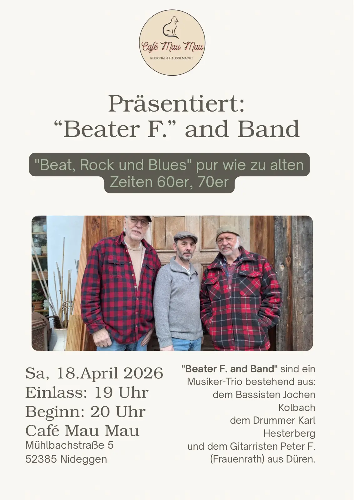 Cafe Mau Mau präsentiert: 